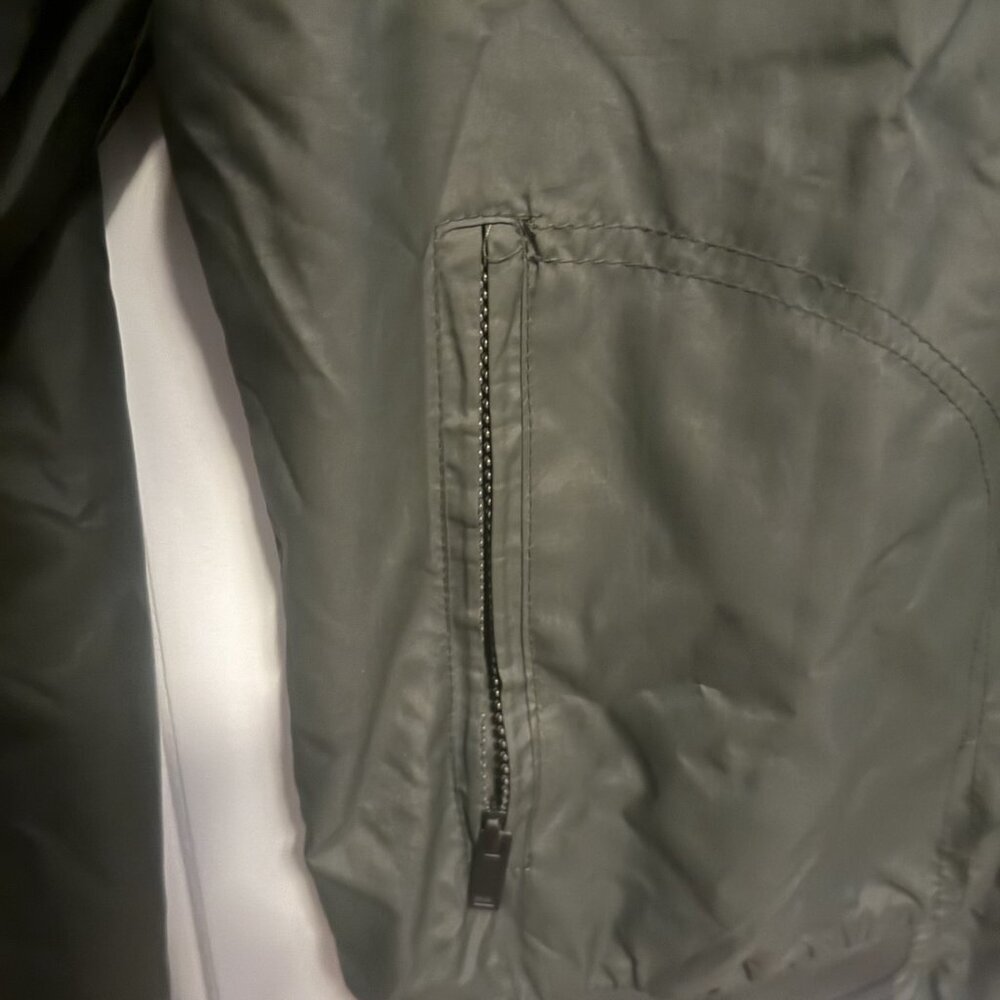 Men's Army Green Bomber Jacket by Brave Soul London - Size XL - Picture 2 of 10